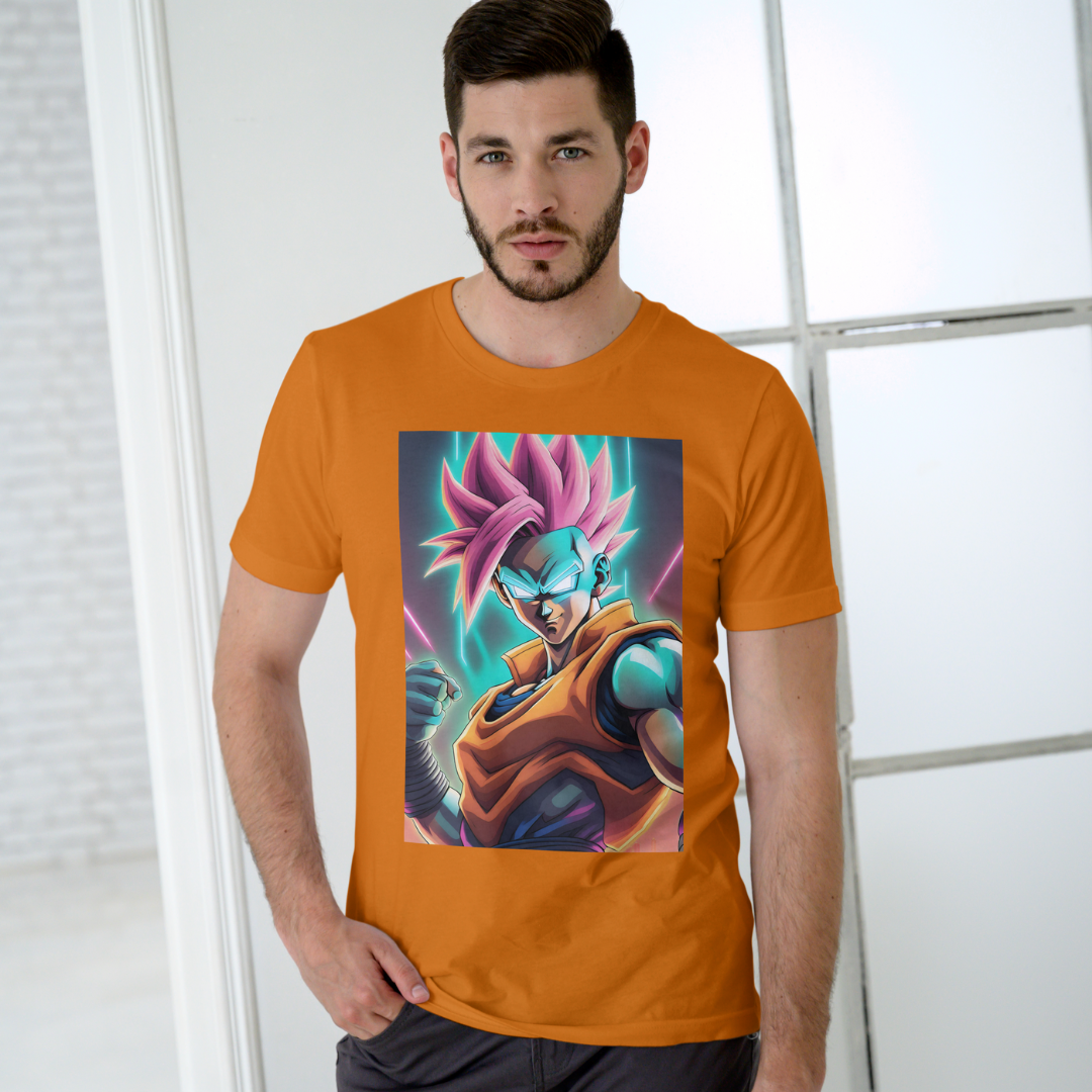 Nome do produto: Camiseta Masculina Dragon Ball Cyber Punk Goku