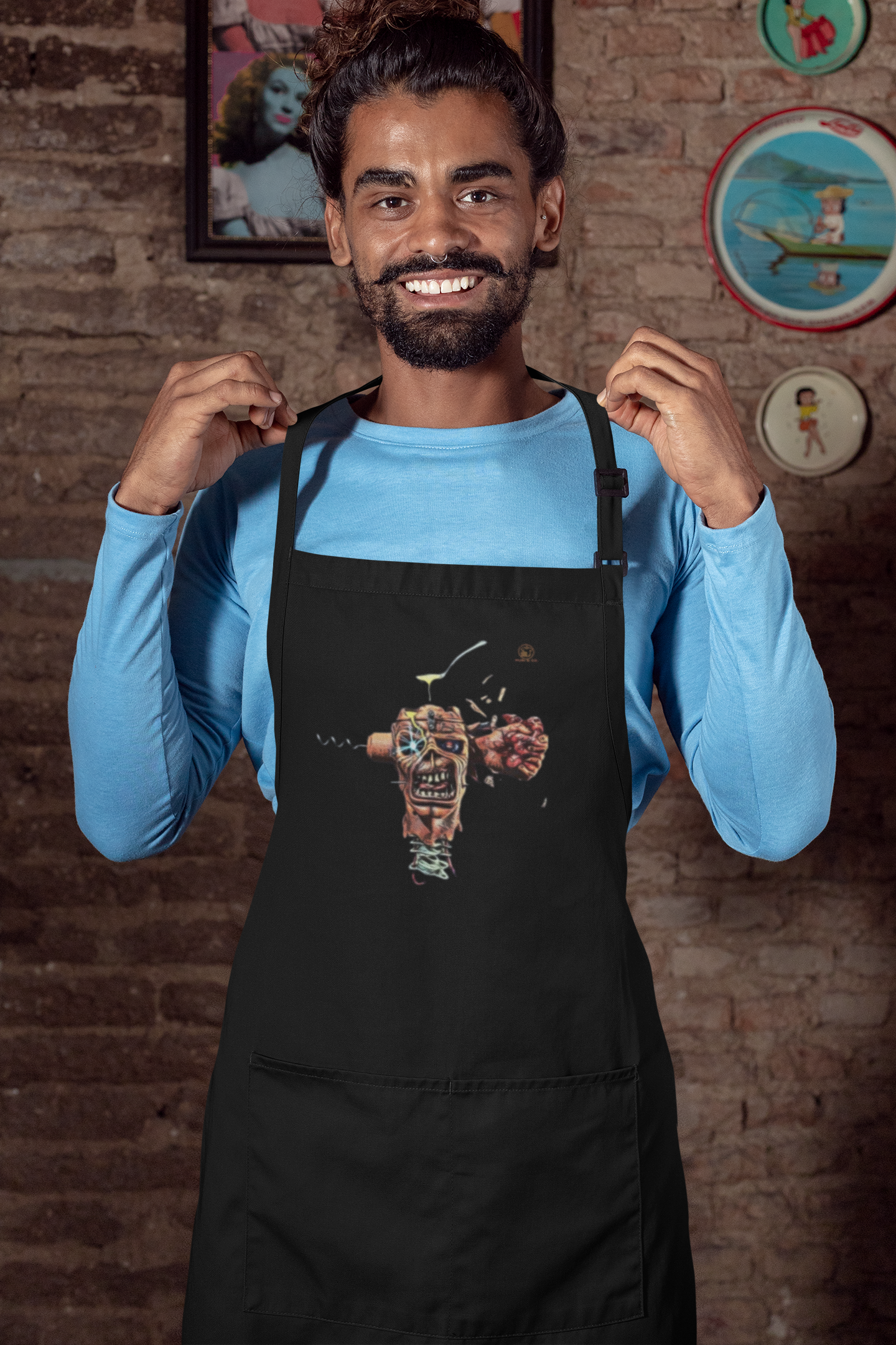 Nome do produto: EDDIE (IRON) - avental brim