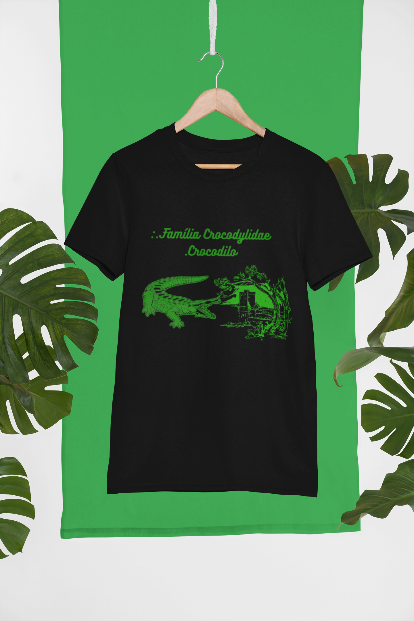 Nome do produto: Camiseta Premium Crocodilo