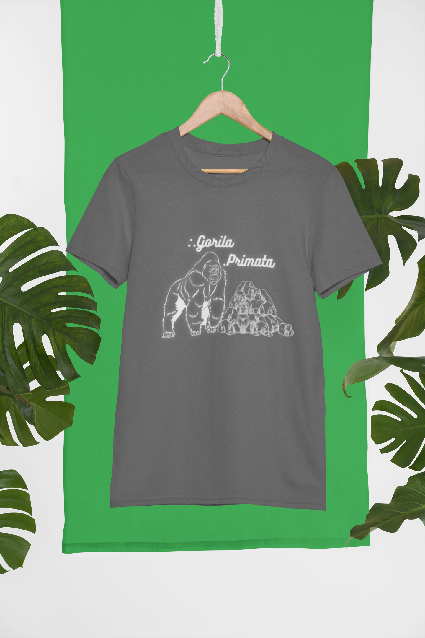 Nome do produto: Camiseta Premium Gorila