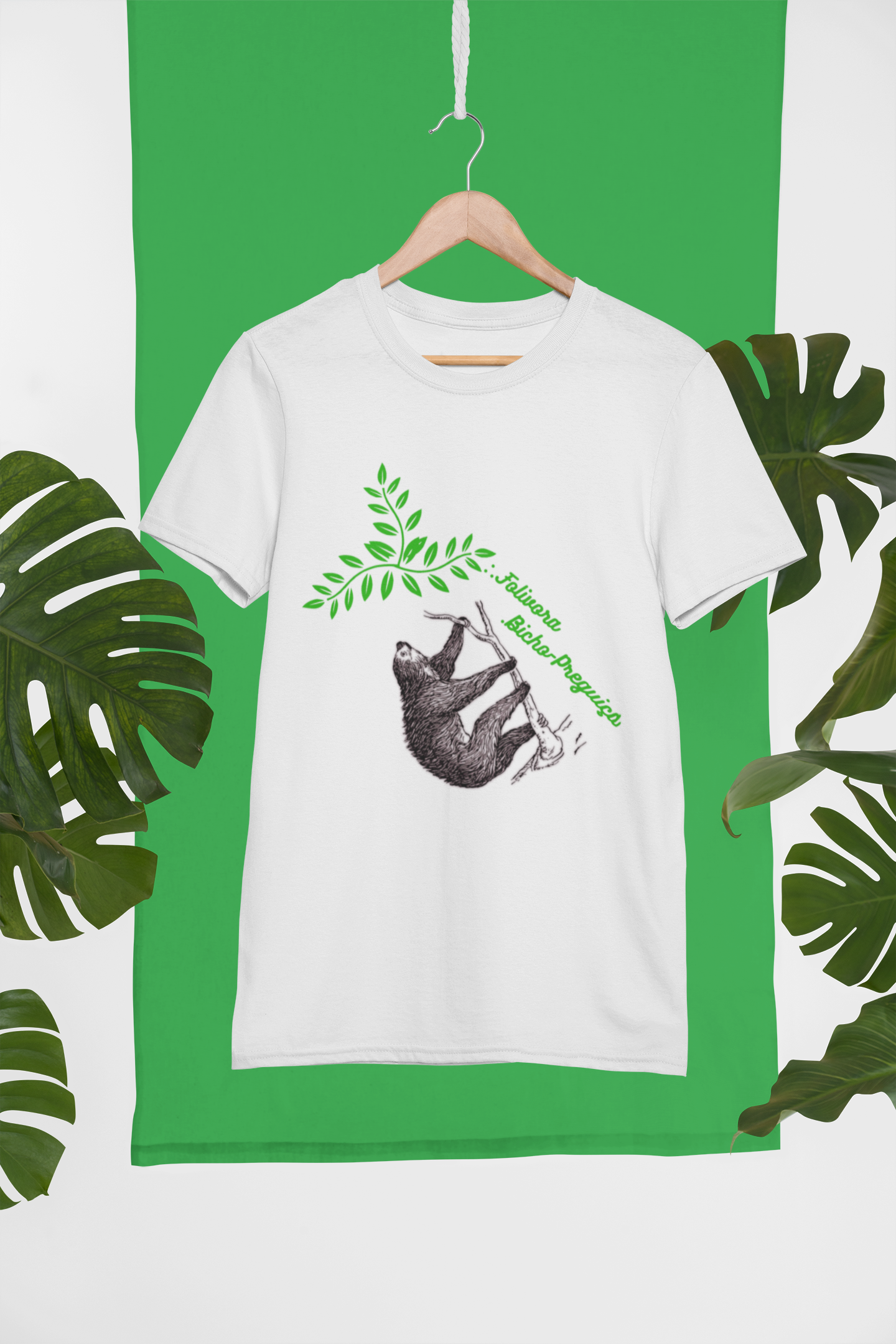 Nome do produto: Camiseta Premium Bicho Preguiça