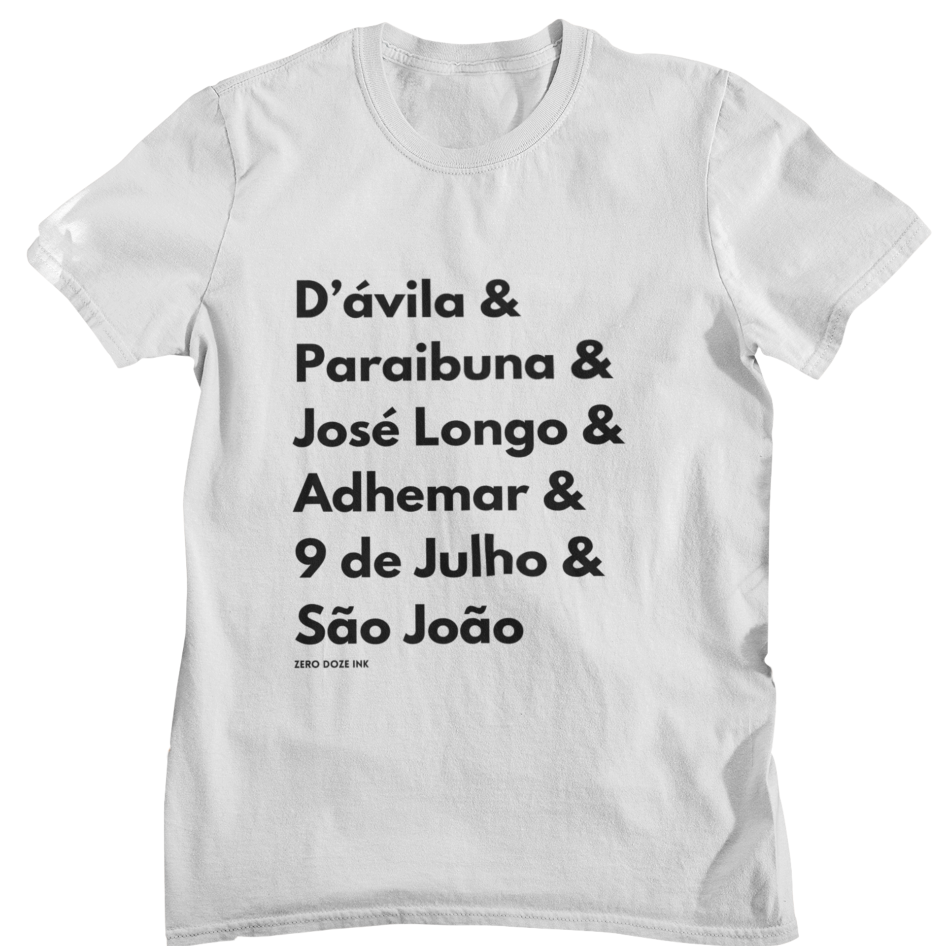 Nome do produto: Camiseta Avenidas e rua de SJC