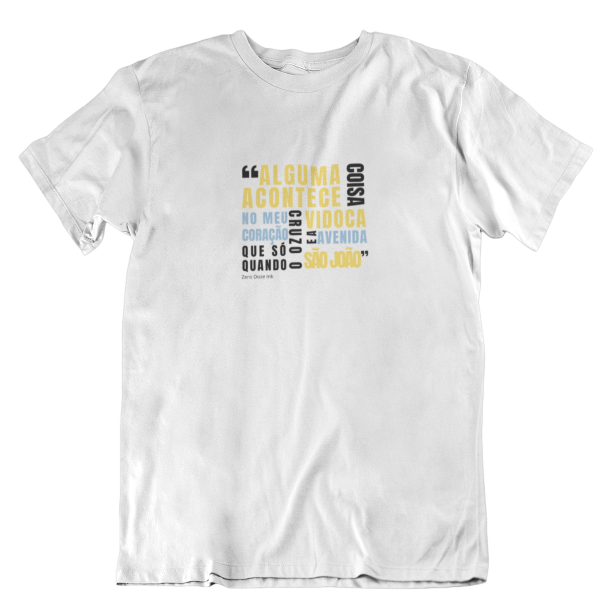 Nome do produto: Camiseta Alguma Coisa Acontece No Meu Coração