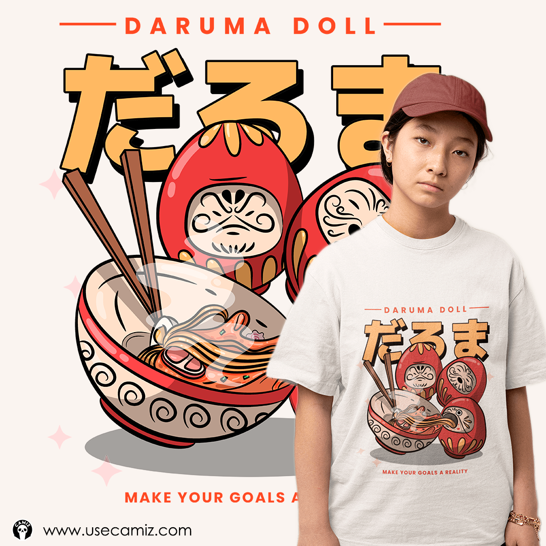 Nome do produto: Camiseta - Daruma Doll