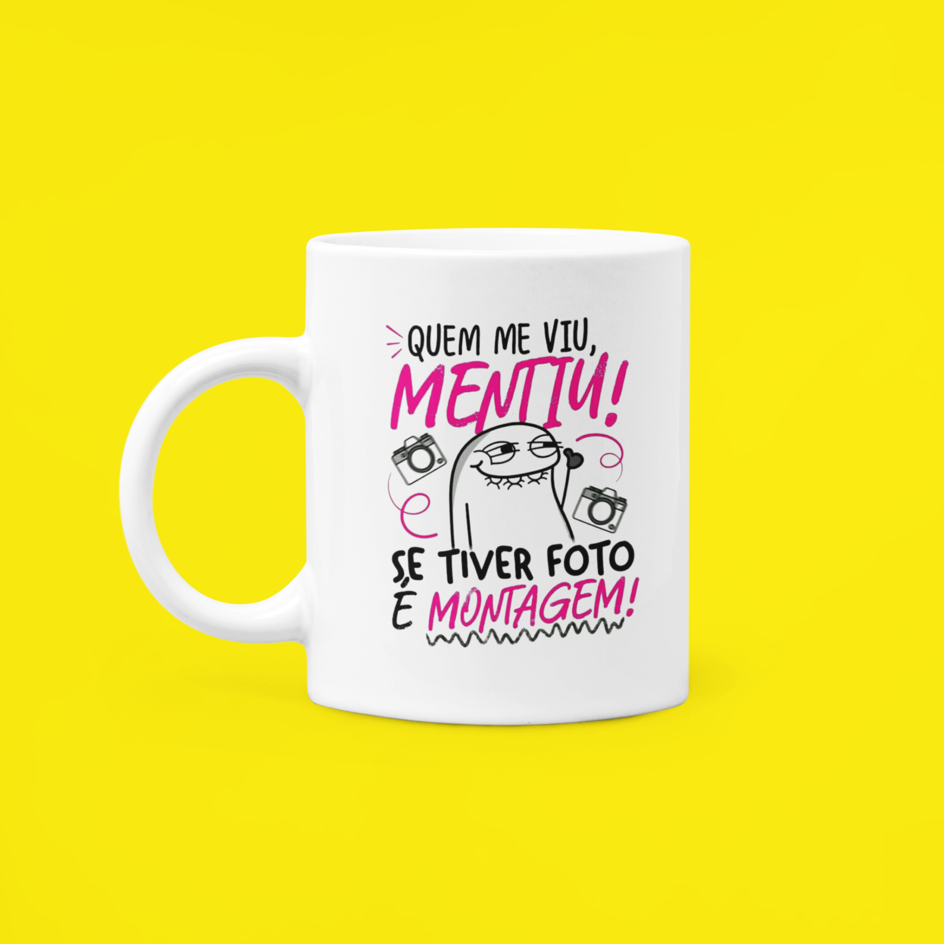 Nome do produto: Caneca - Quem me viu Mentiu!