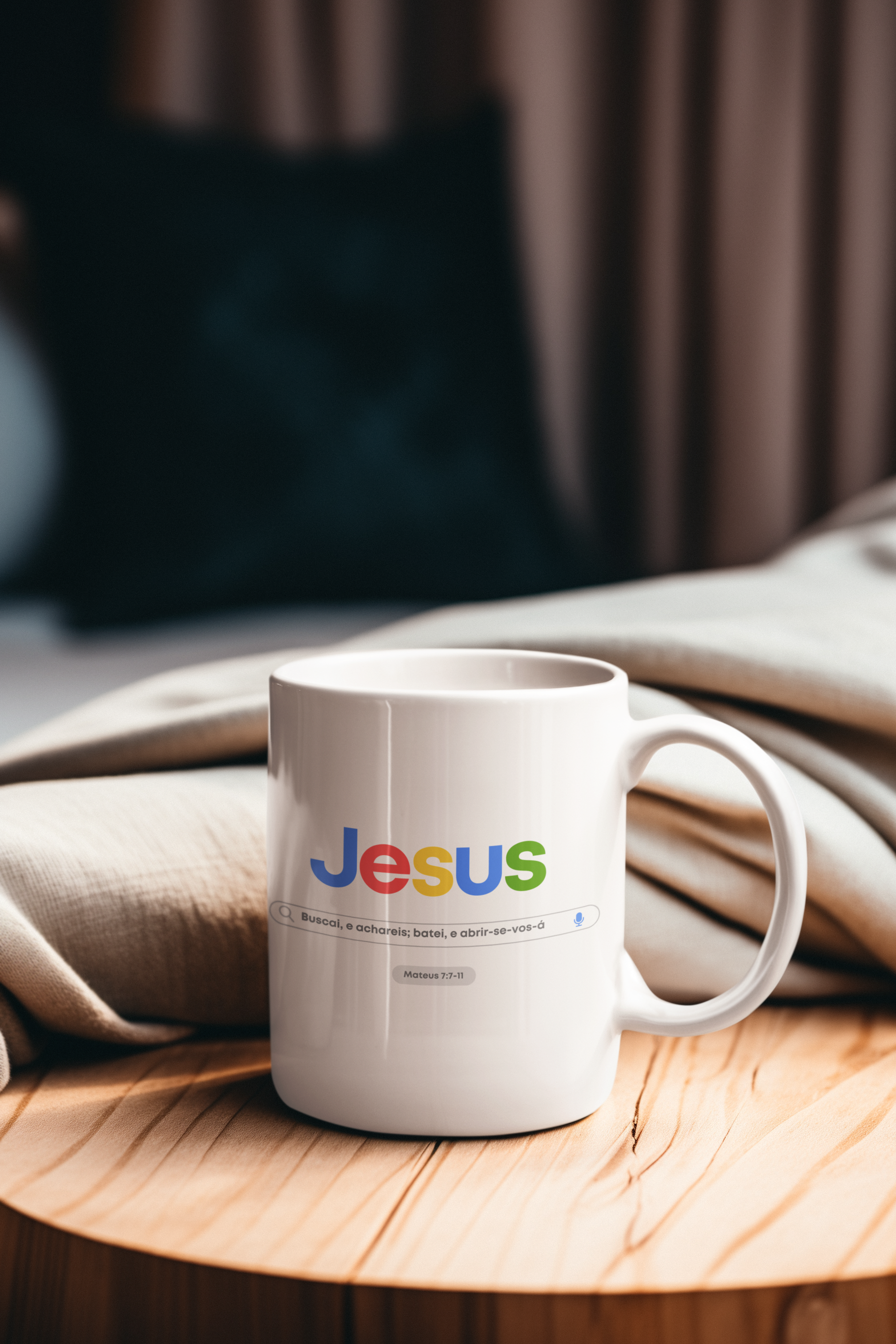 Caneca De Porcelana Personalizada, Buscai Jesus