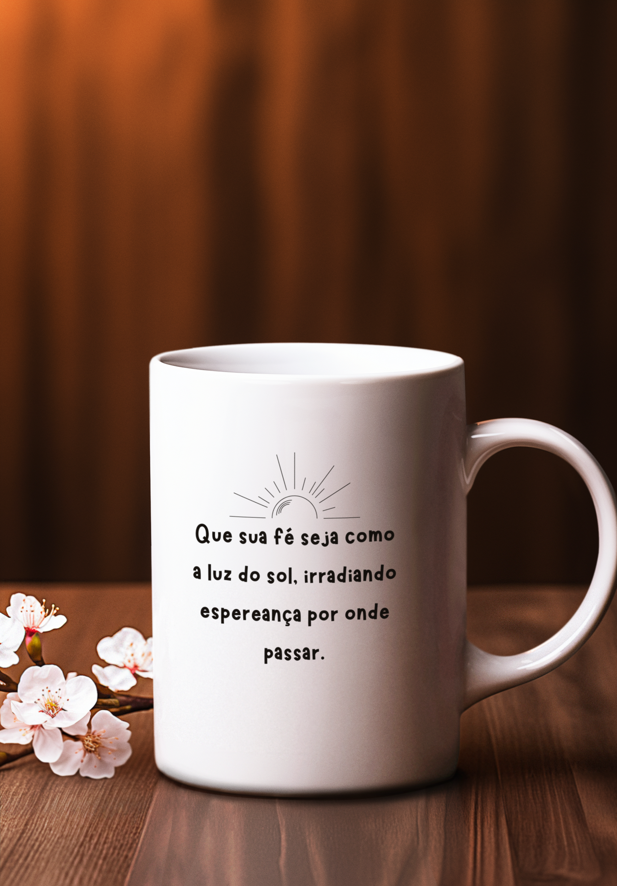Caneca De Porcelana Personalizada, Esperança