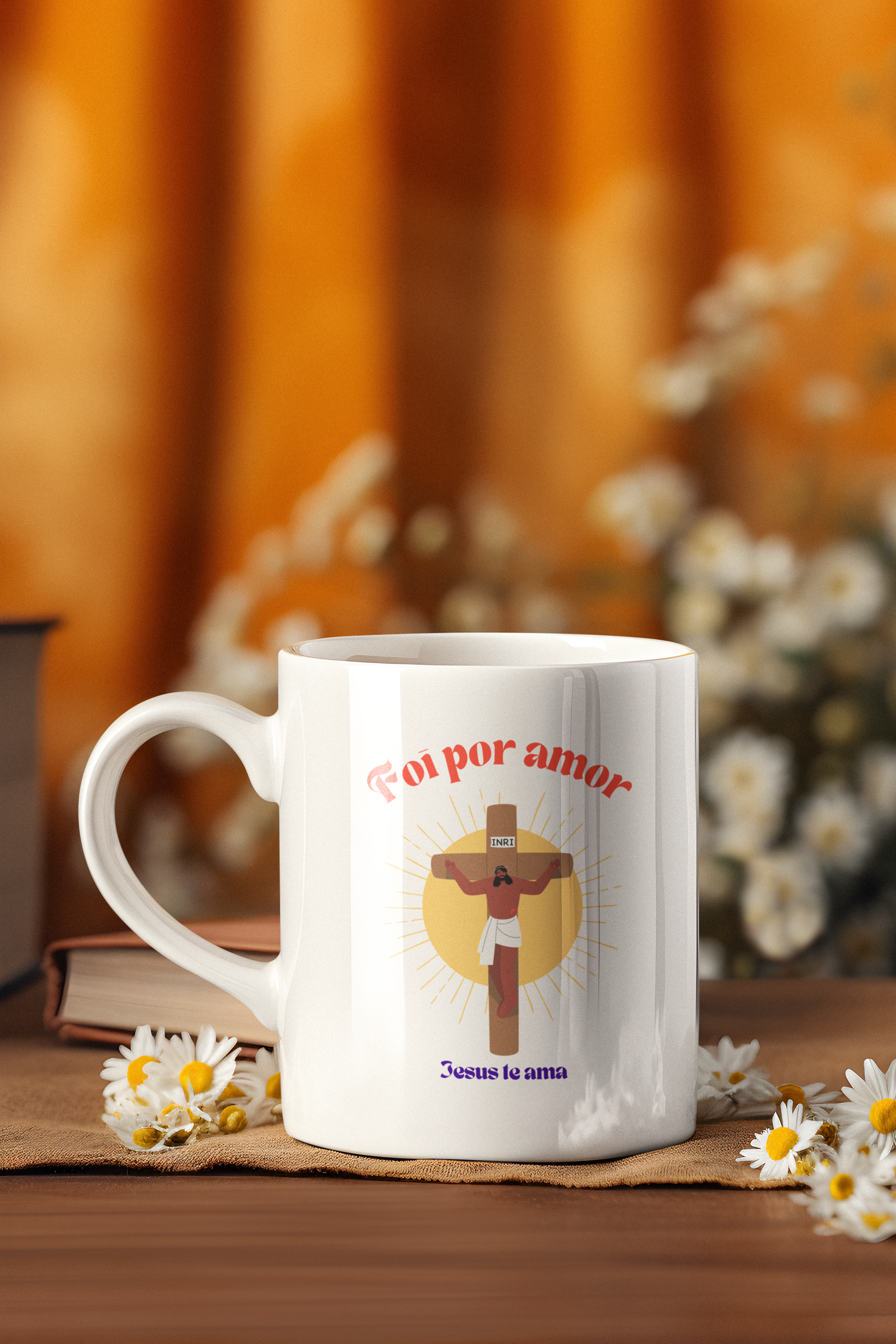 Caneca De Porcelana Personalizada, Por Amor