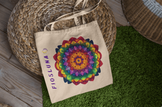 Ecobag Mandala Arco-Iris 1