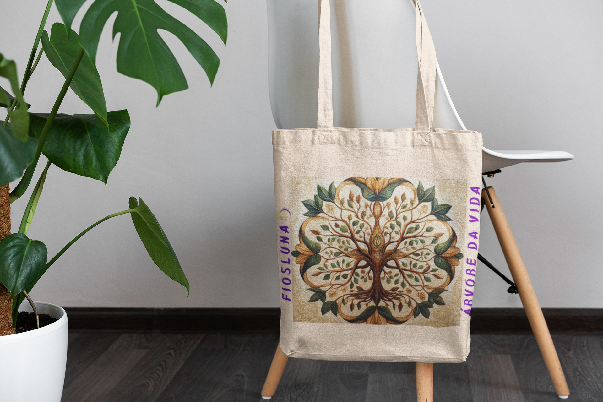 Nome do produto: Ecobag Mandala Árvore da Vida 2