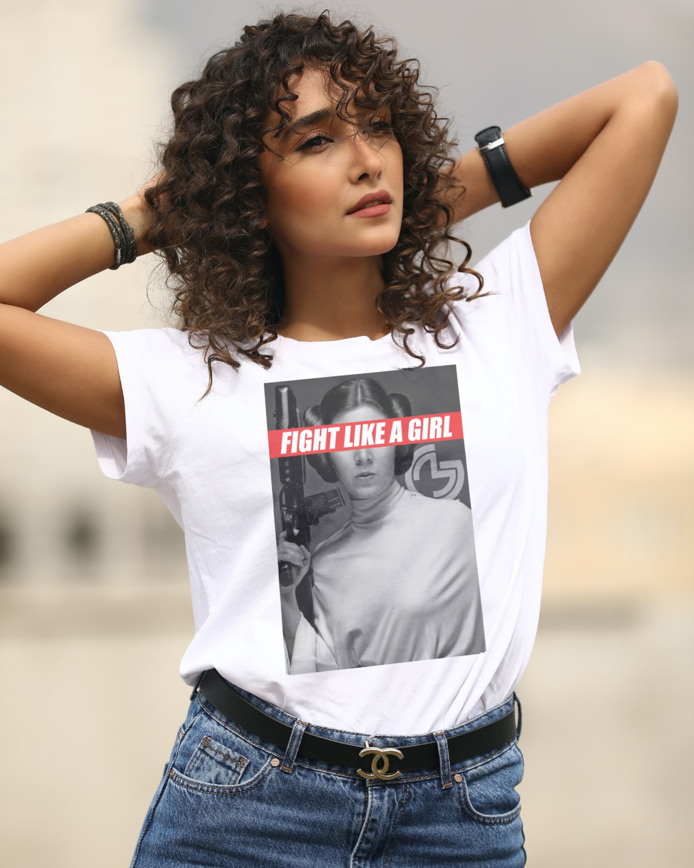 Nome do produto: Baby long Fight Like a Girl