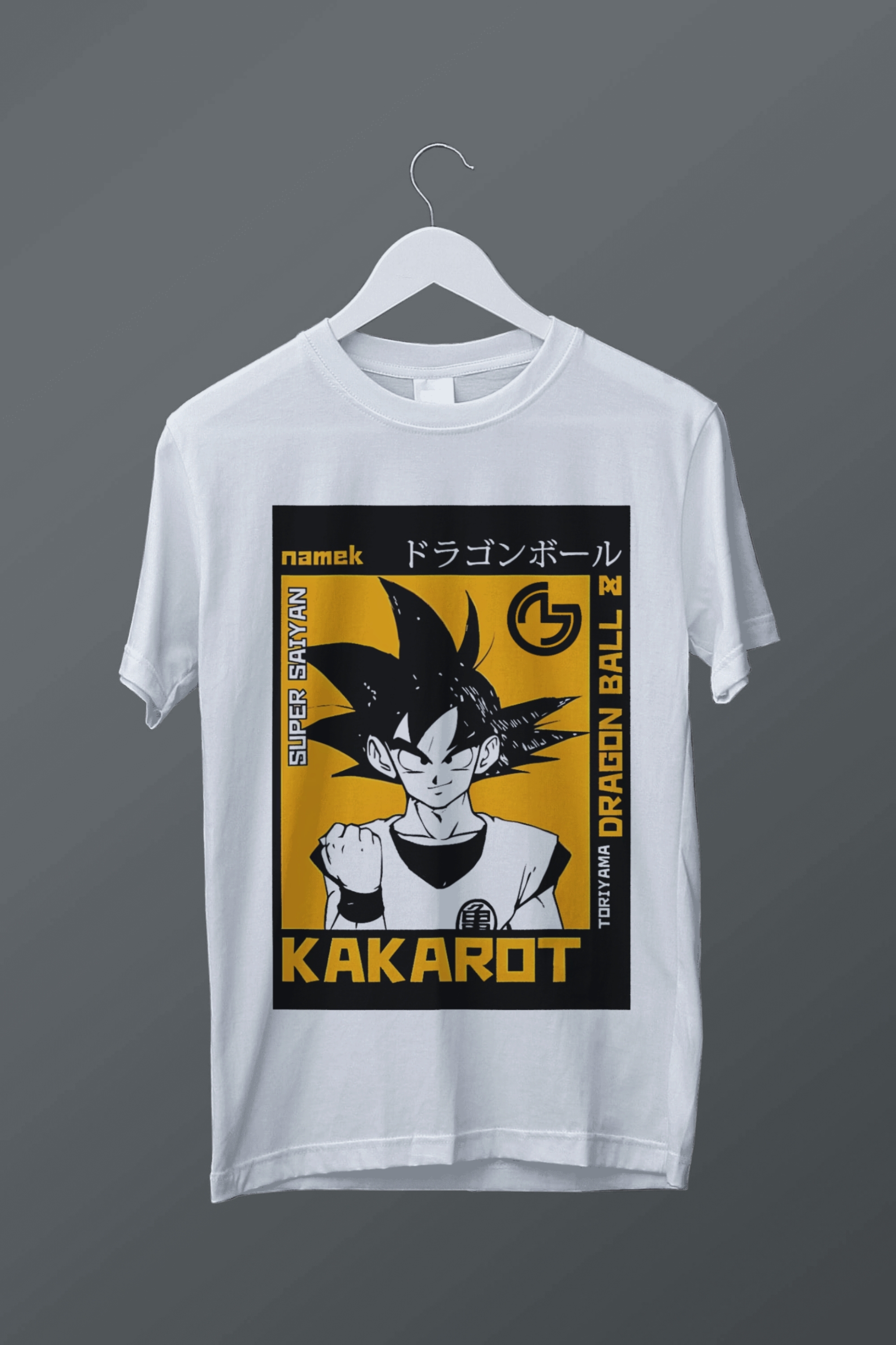 Nome do produto: T-shirt plus size Kakaroto