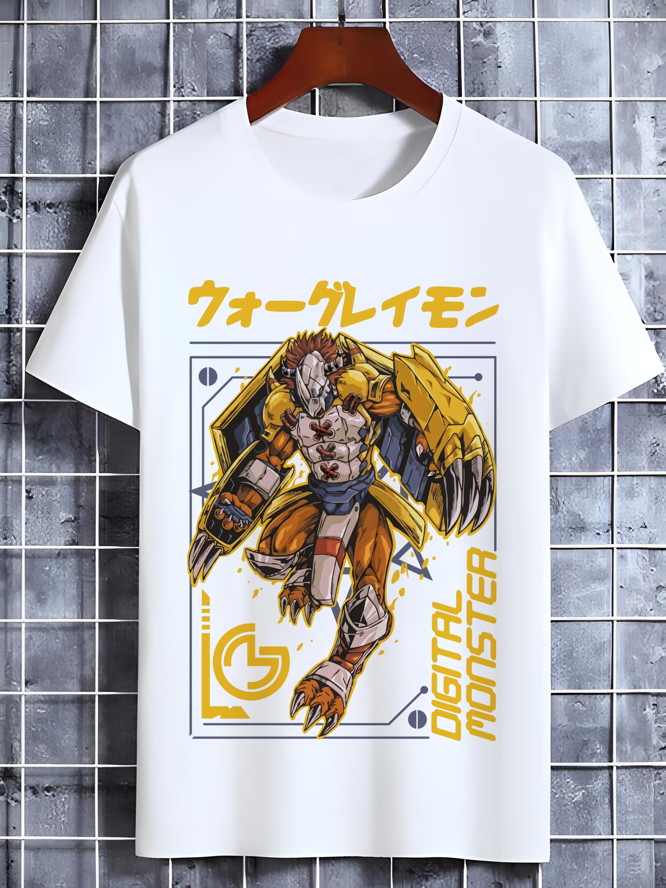 Nome do produto: T-shirt premium WarGreymon
