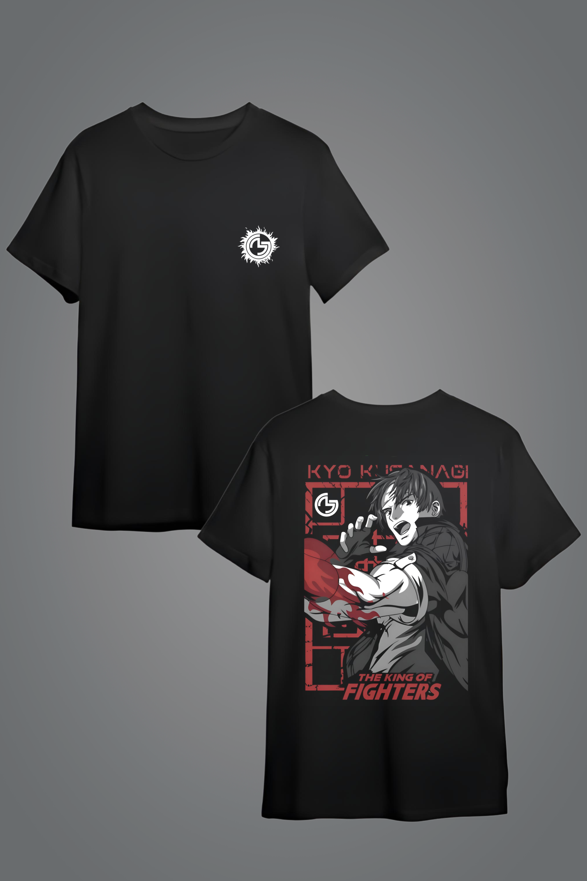 Nome do produto: T-shirt Kyo Kusanagi (white)