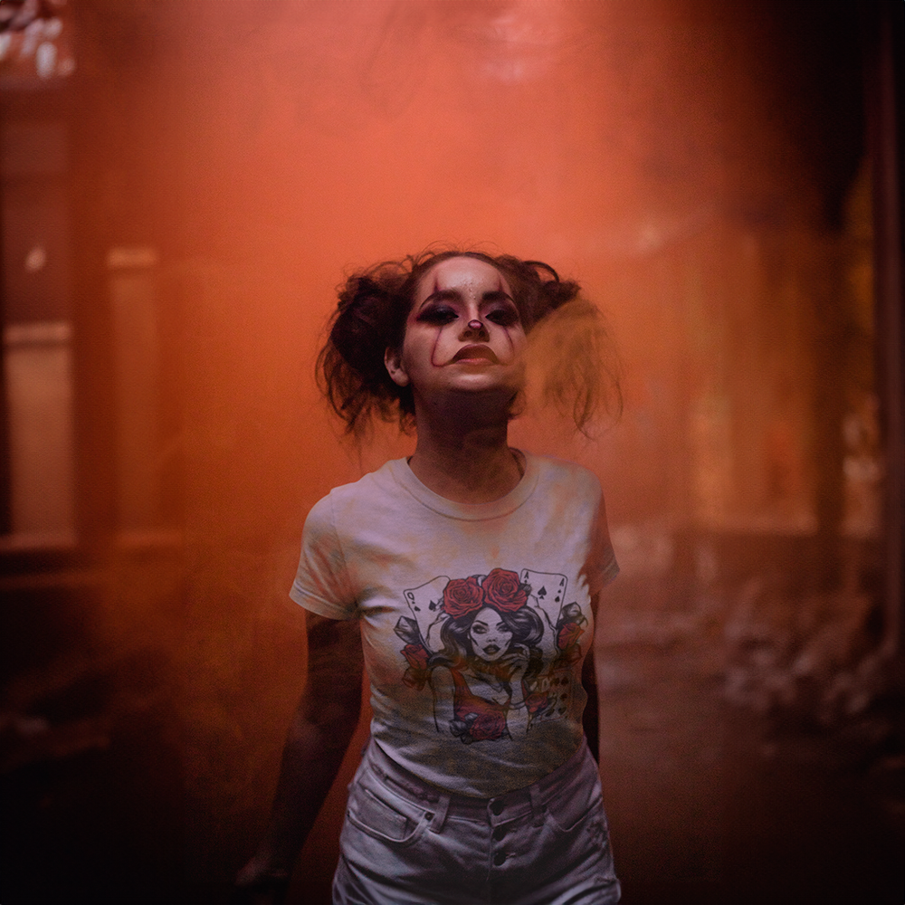 Nome do produto: CAMISETA FEMININA DAMA DE LA COPAS