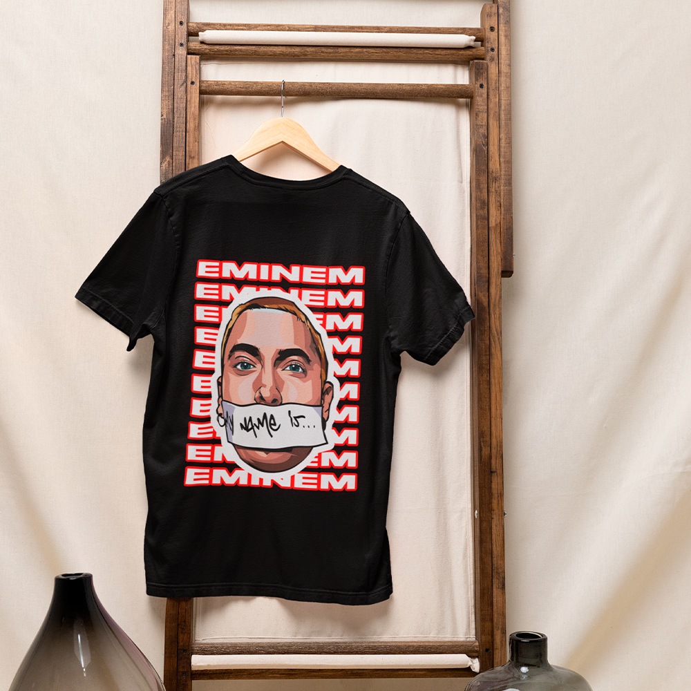 Nome do produto: Camiseta QUALITY EMINEM MY NAME IS...