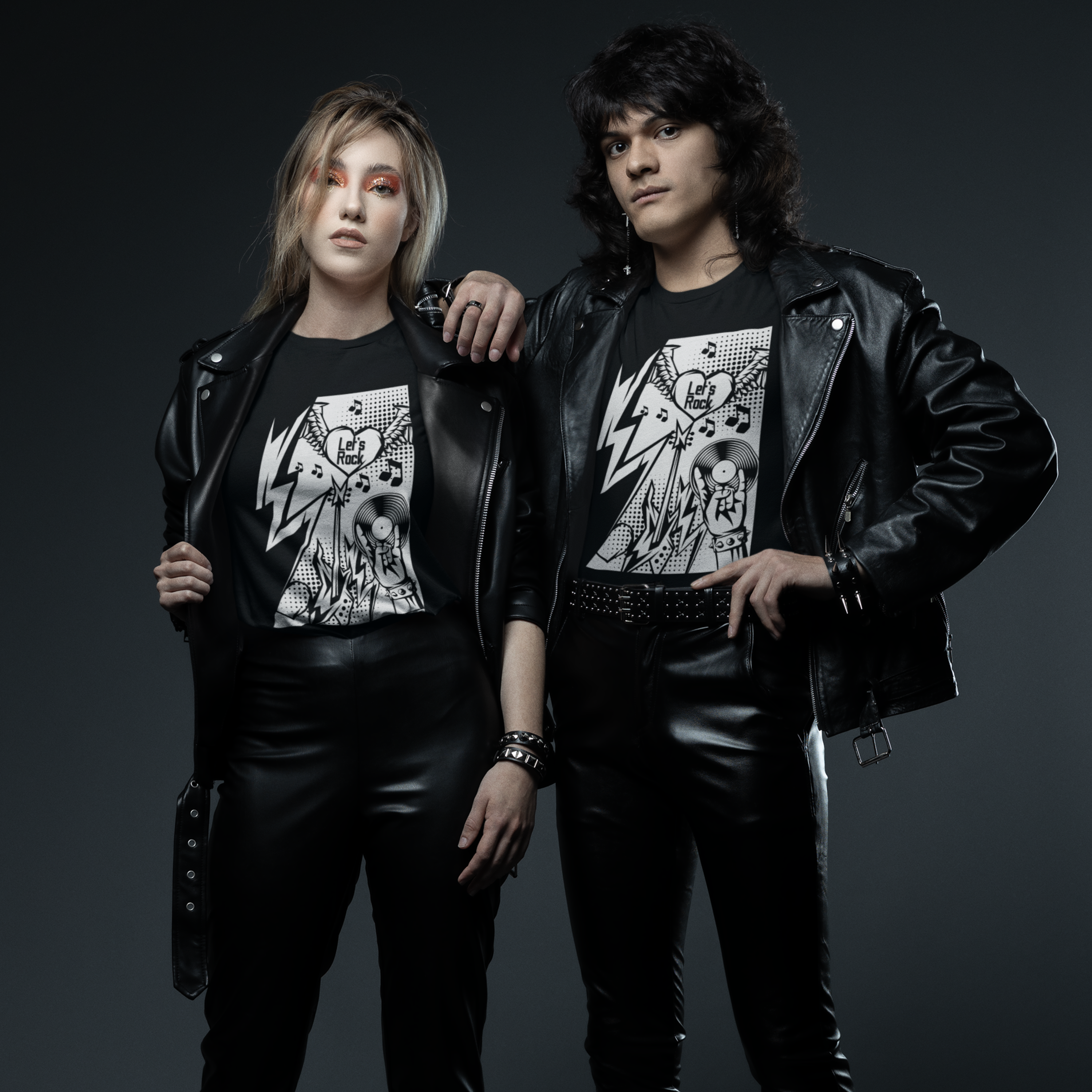 Nome do produto: Camiseta LET\'S ROCK