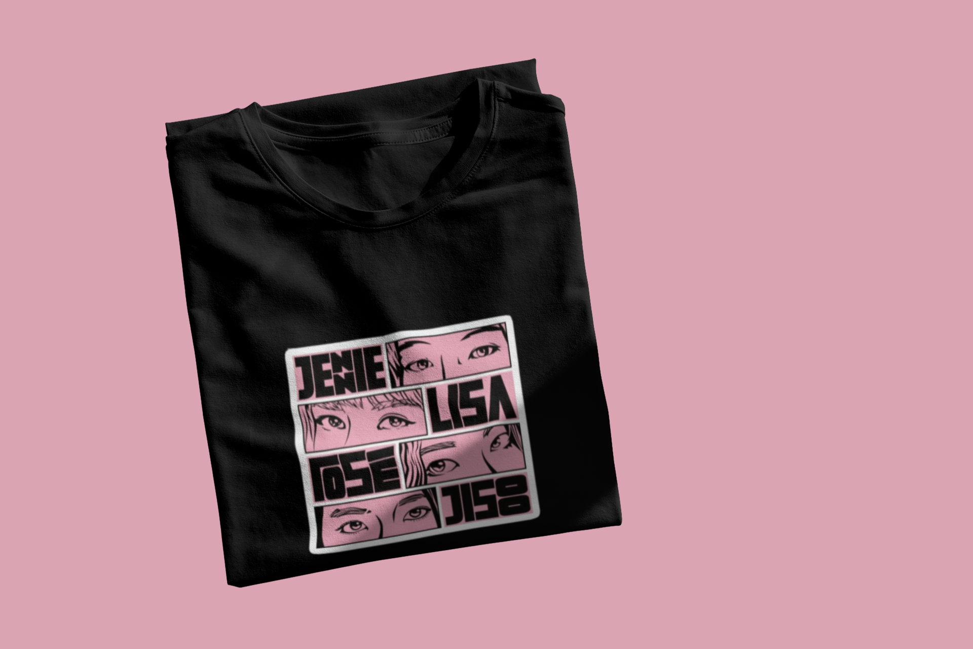 Nome do produto: CAMISETA BLACKPINK COR PRETA