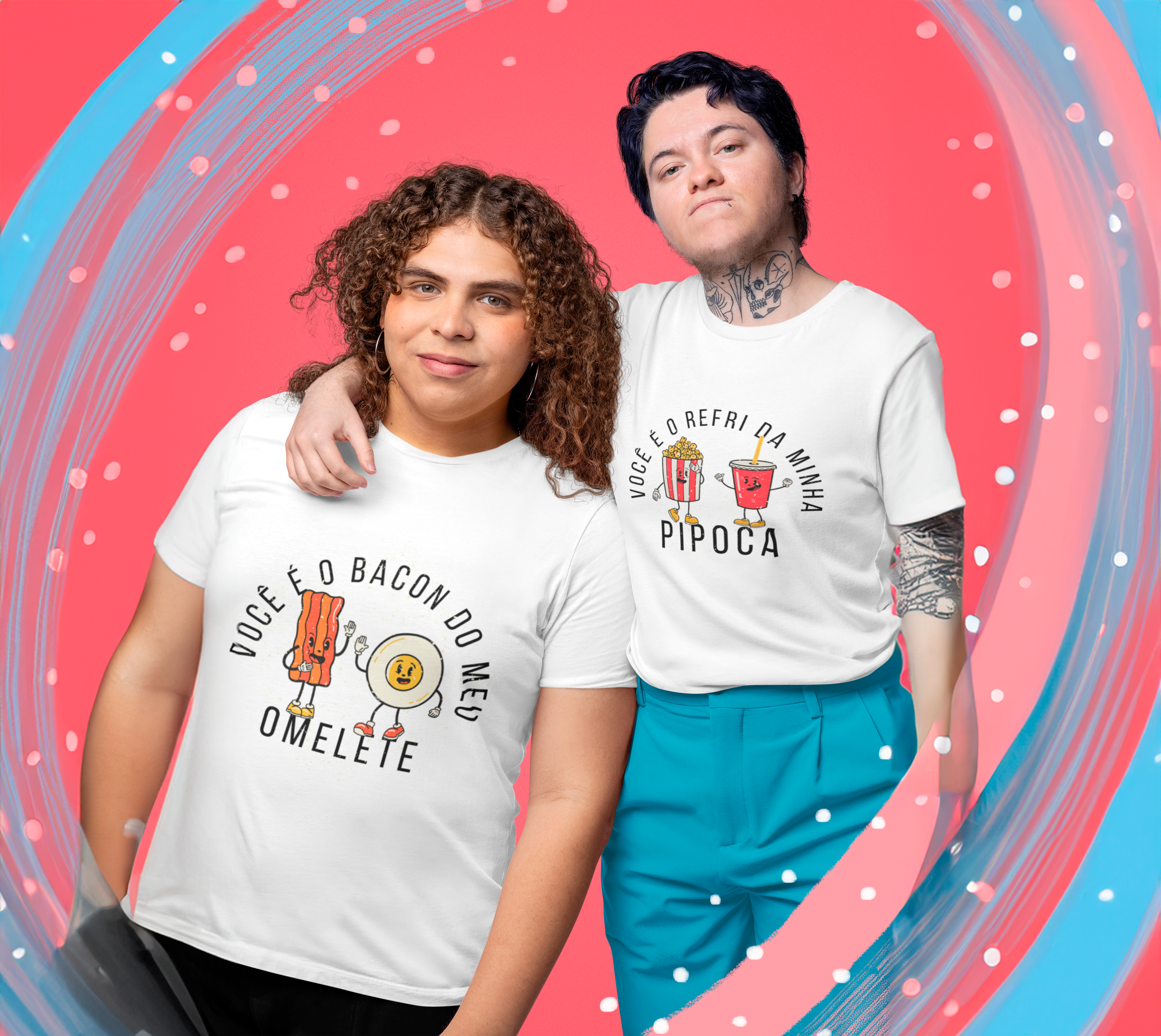 Nome do produto: Camiseta VOCÊ É O REFRI DA MINHA PIPOCA