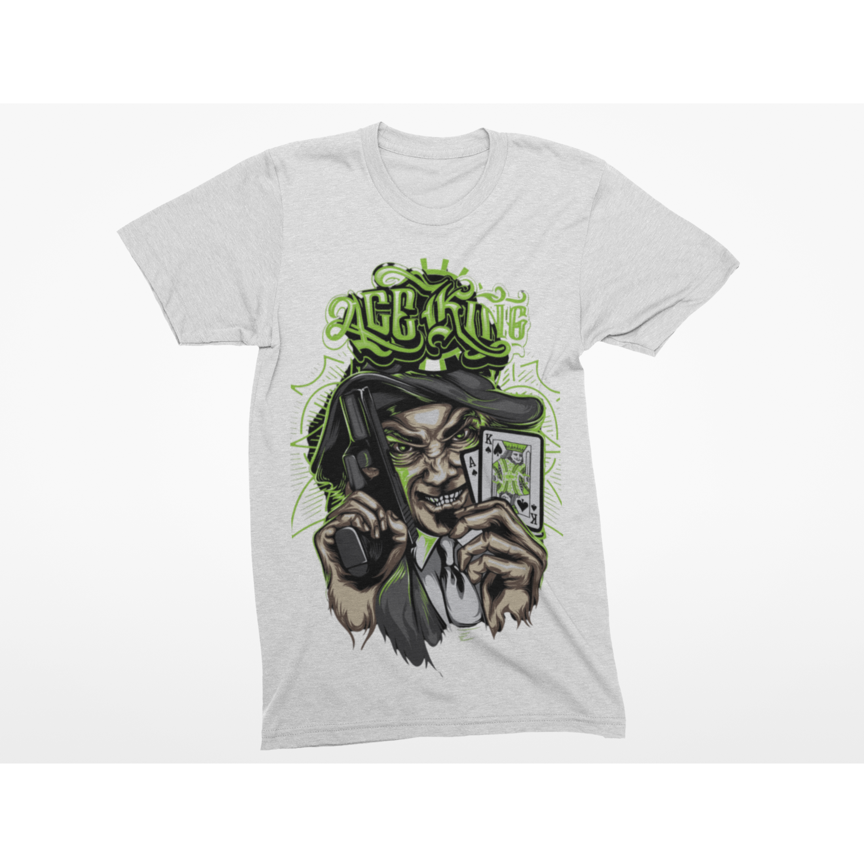 Nome do produto: Camiseta MAFIA GANGSTA, Cor Branca