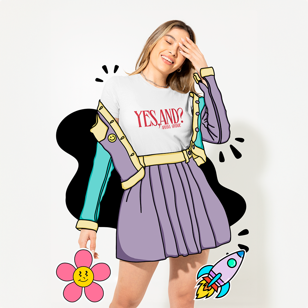 Nome do produto: Camiseta YES, AND? Ariana Grande