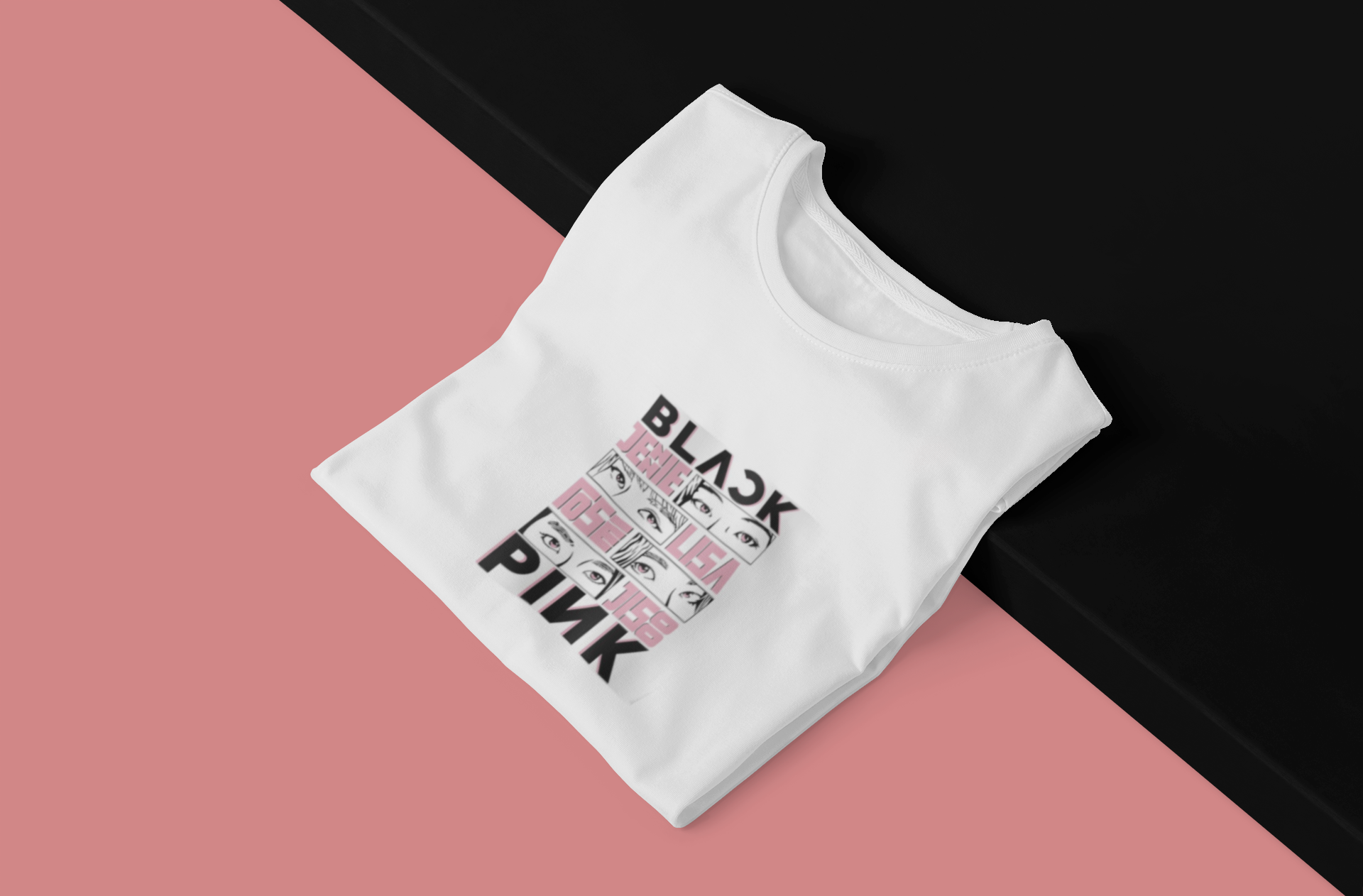 Nome do produto: CAMISETA BLACKPINK COM ASSINATURA