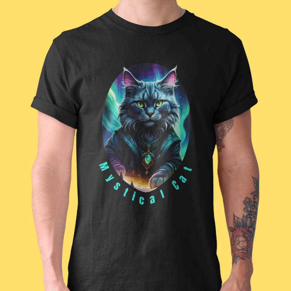 Nome do produto: CAMISETA MYSTICAL CAT