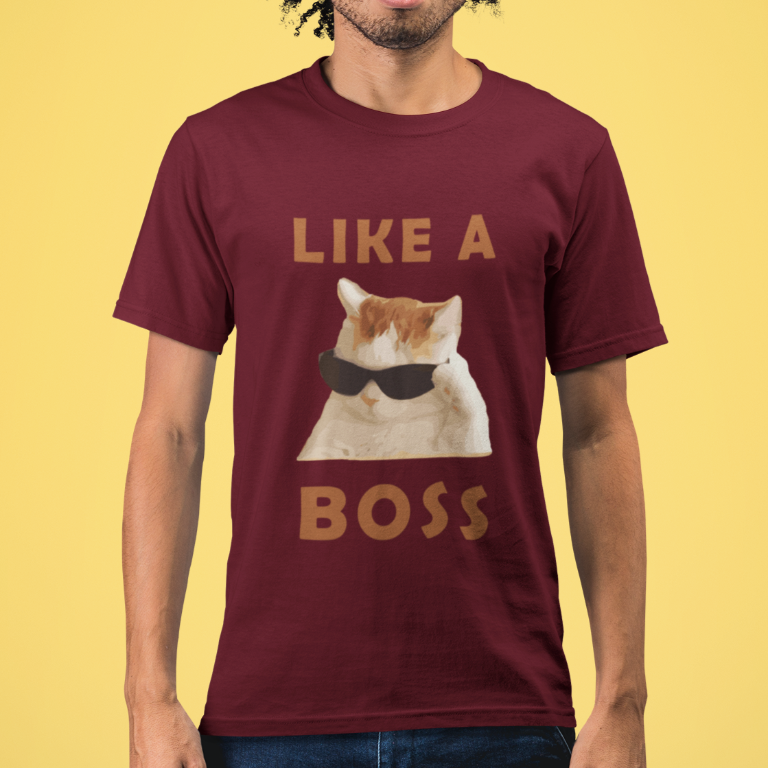Nome do produto: CAMISETA LIKE A BOSS