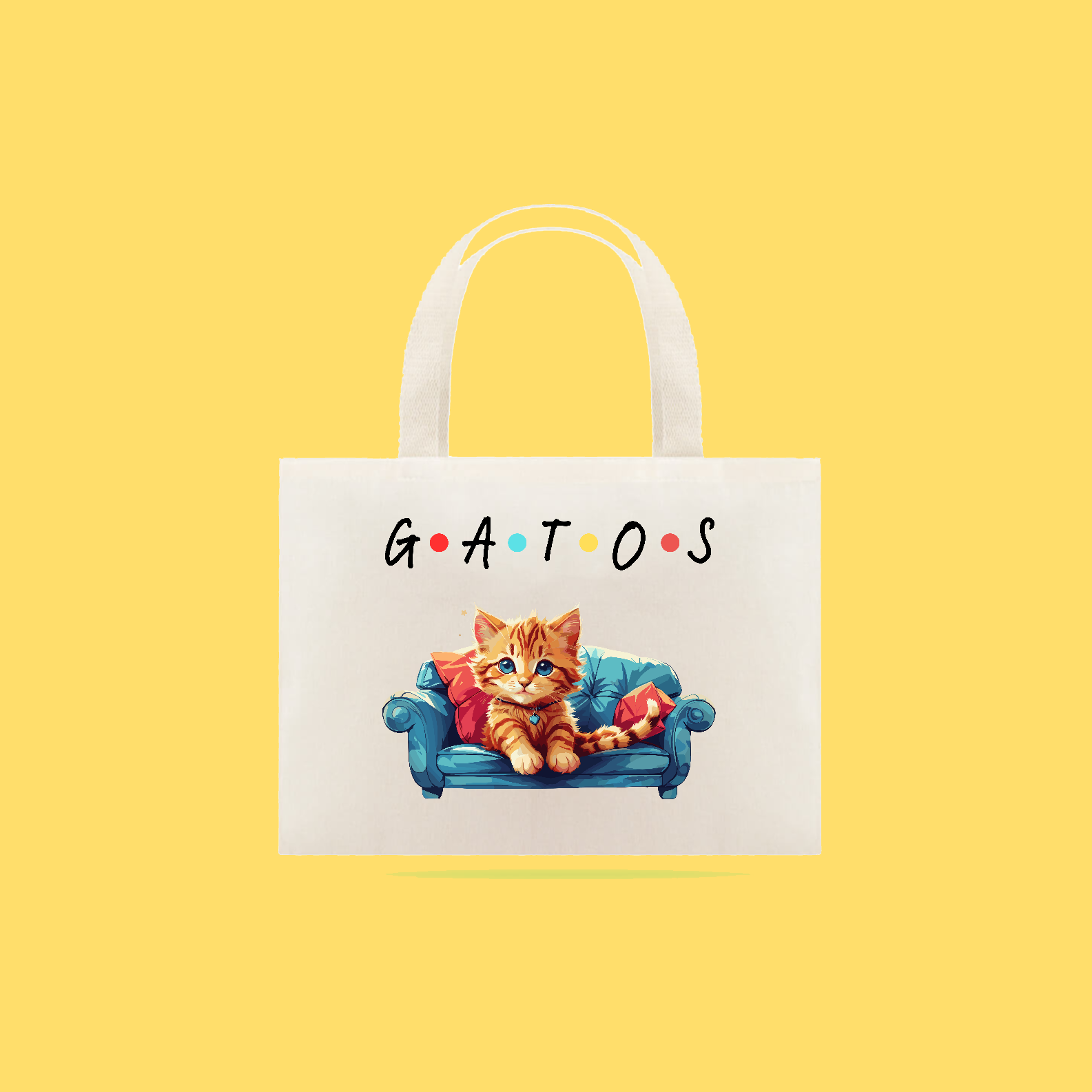 Nome do produto: ECOBAG GATOS FRIENDS