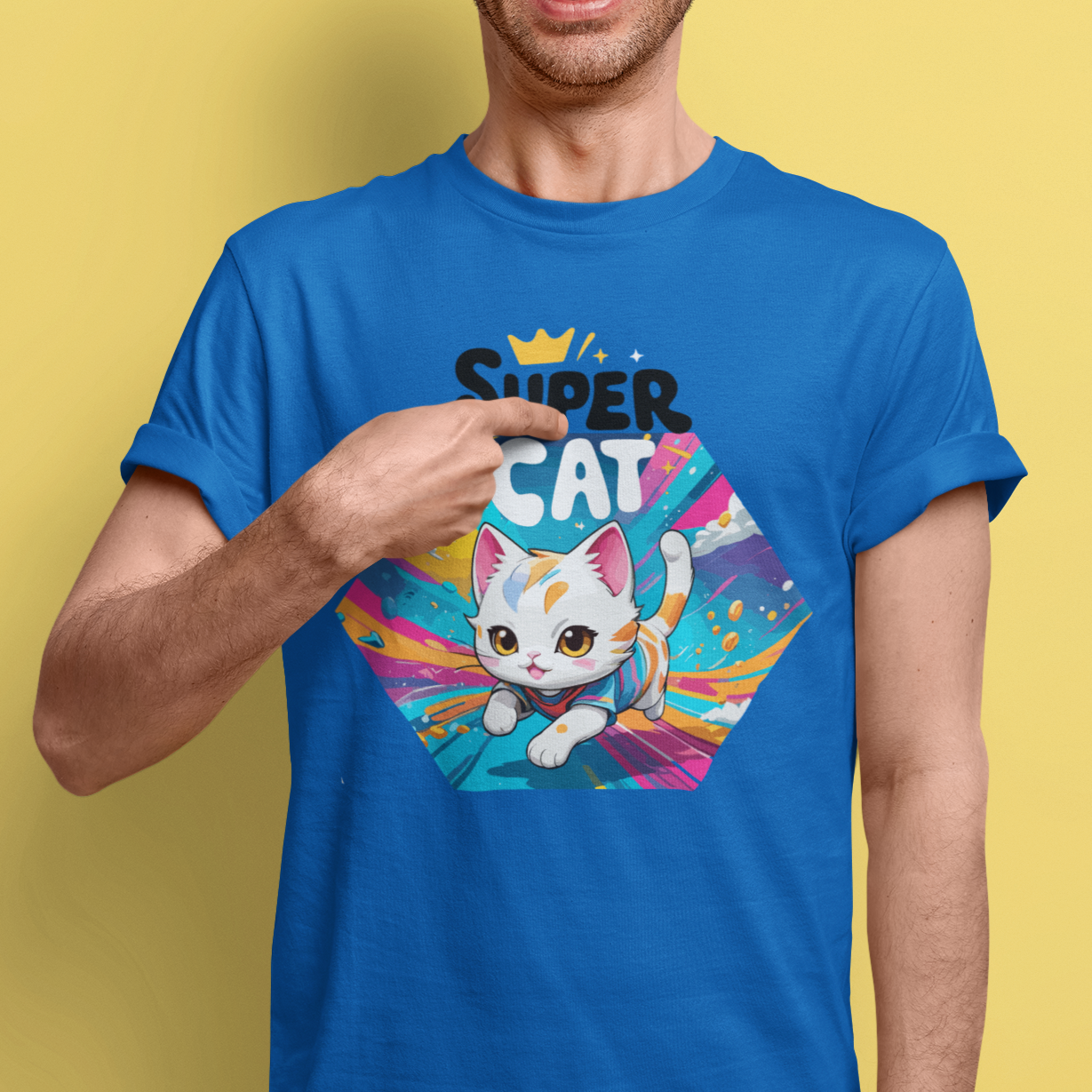 Nome do produto: CAMISETA SUPER CAT