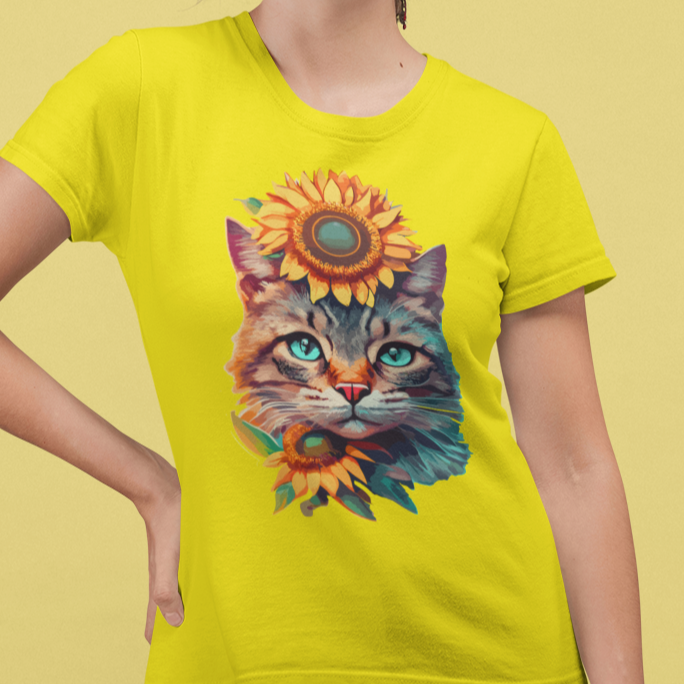 Nome do produto: BABY LONG GATO & GIRASSOL