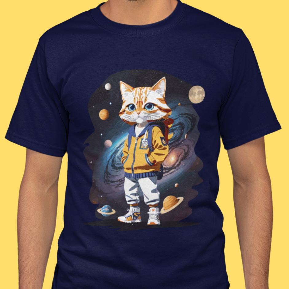 Nome do produto: CAMISETA SPACE CAT