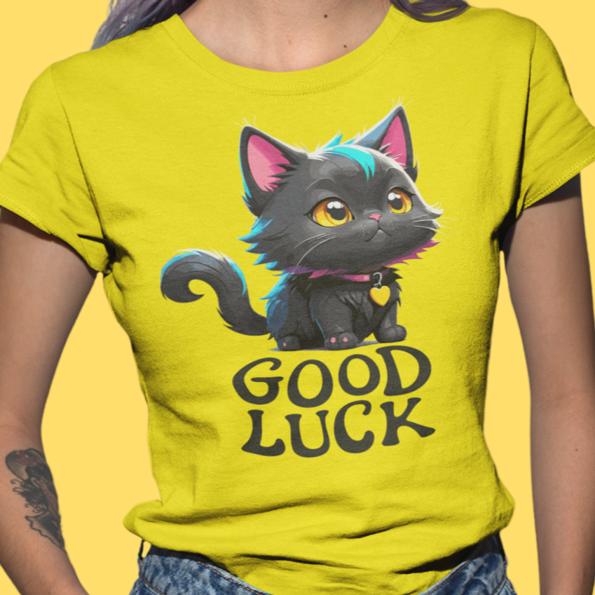 Nome do produto: BABY LONG GOOD LUCK GATINHO PRETO