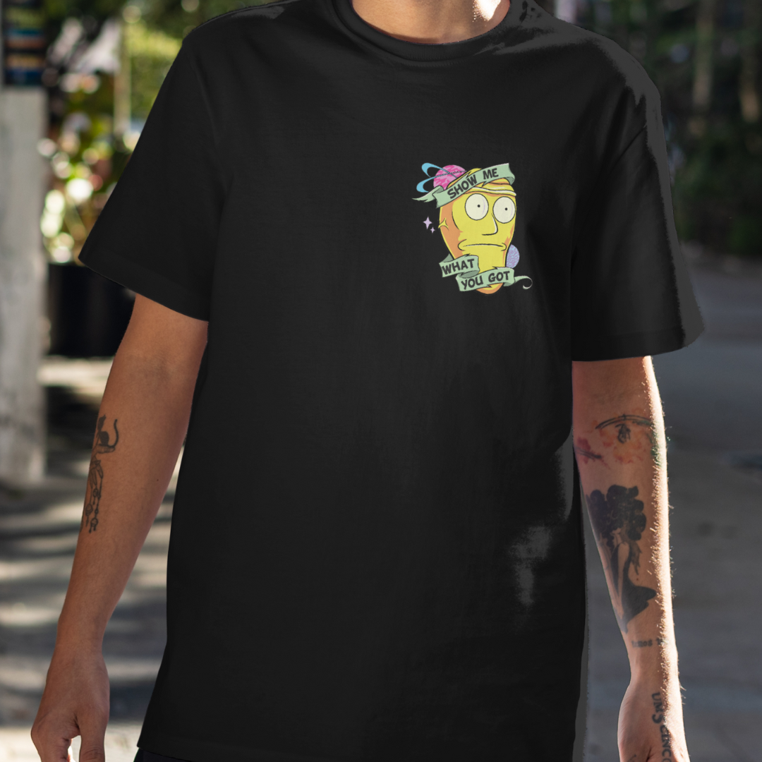 Nome do produto: CAMISETA MOSTREM O QUE TEM - RICK AND MORTY