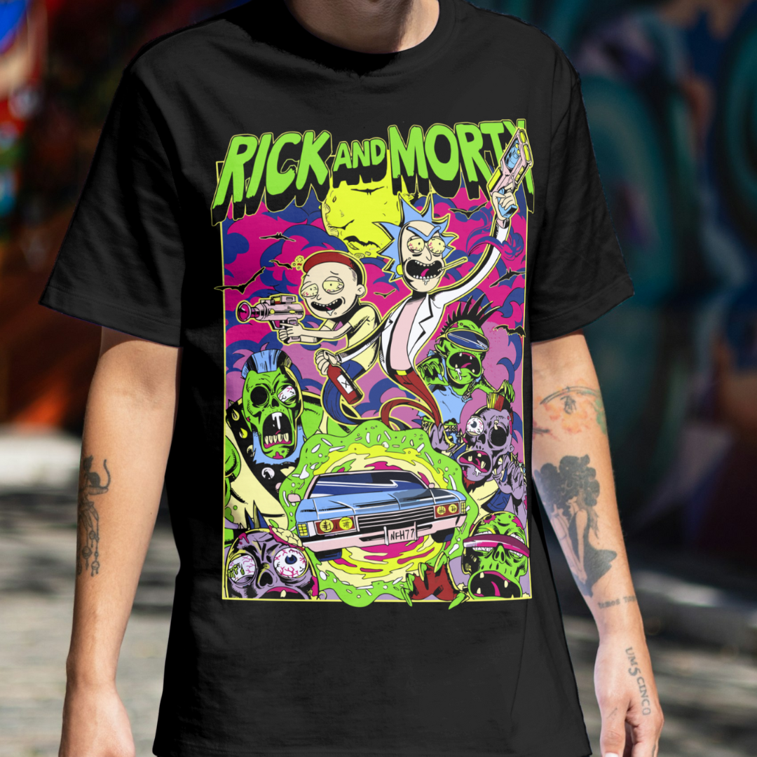 Nome do produto: CAMISETA ACID - RICK AND MORTY