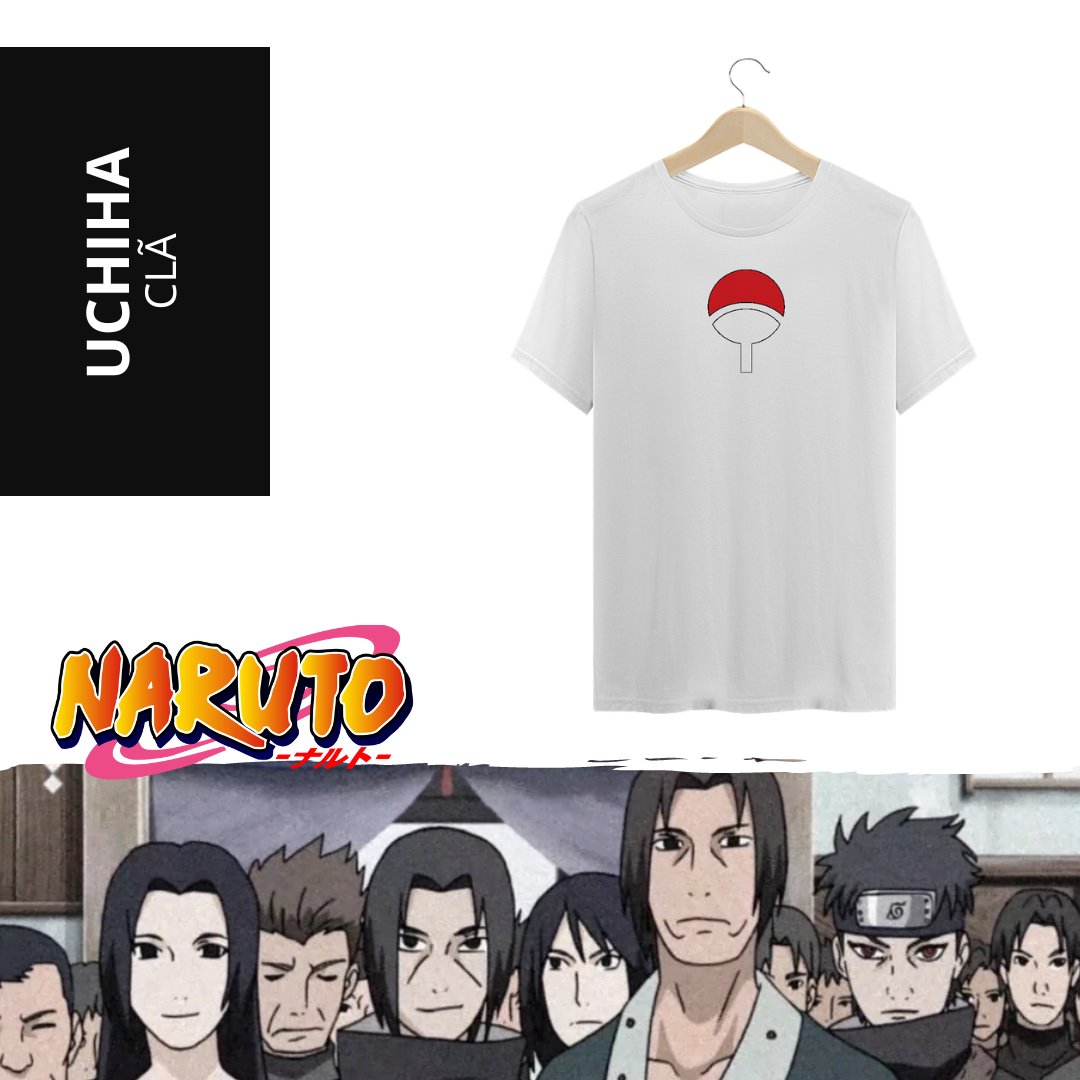 Nome do produto: Camiseta Clã Uchiha