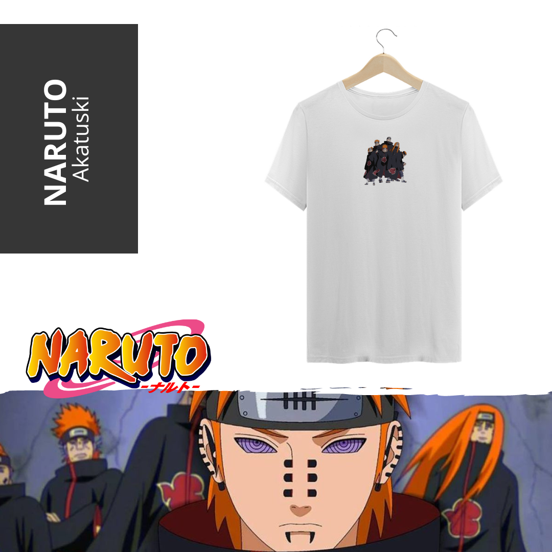 Nome do produto: Camiseta Naruto.: Pains
