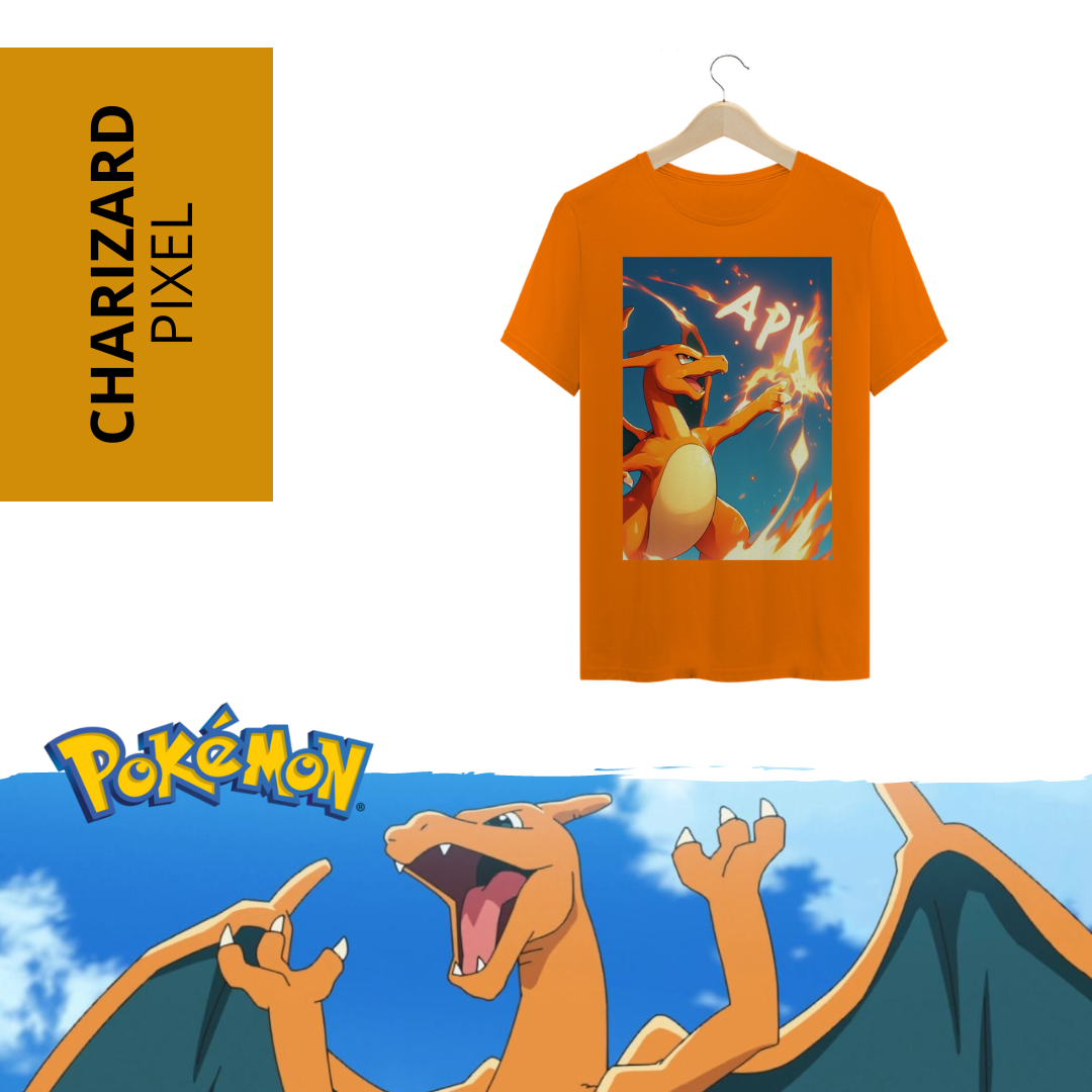 Nome do produto: Camiseta Charizard