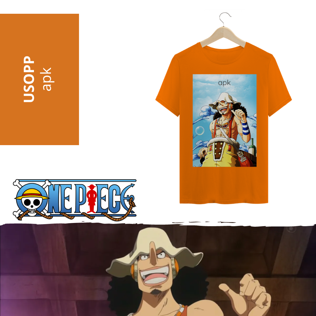 Nome do produto: Camiseta Usopp