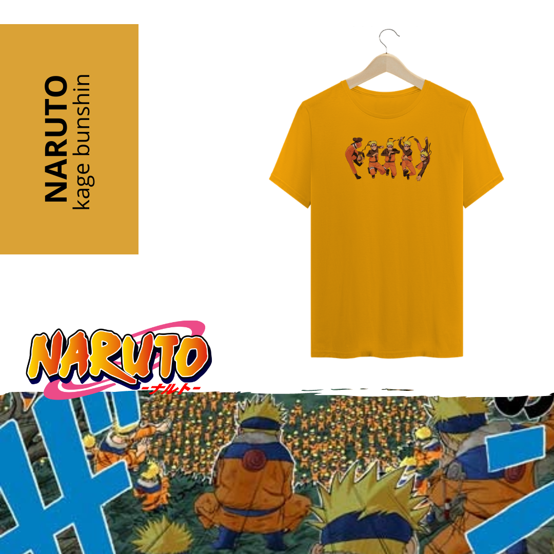 Nome do produto: Camiseta Kage Bunshin no Jutsu
