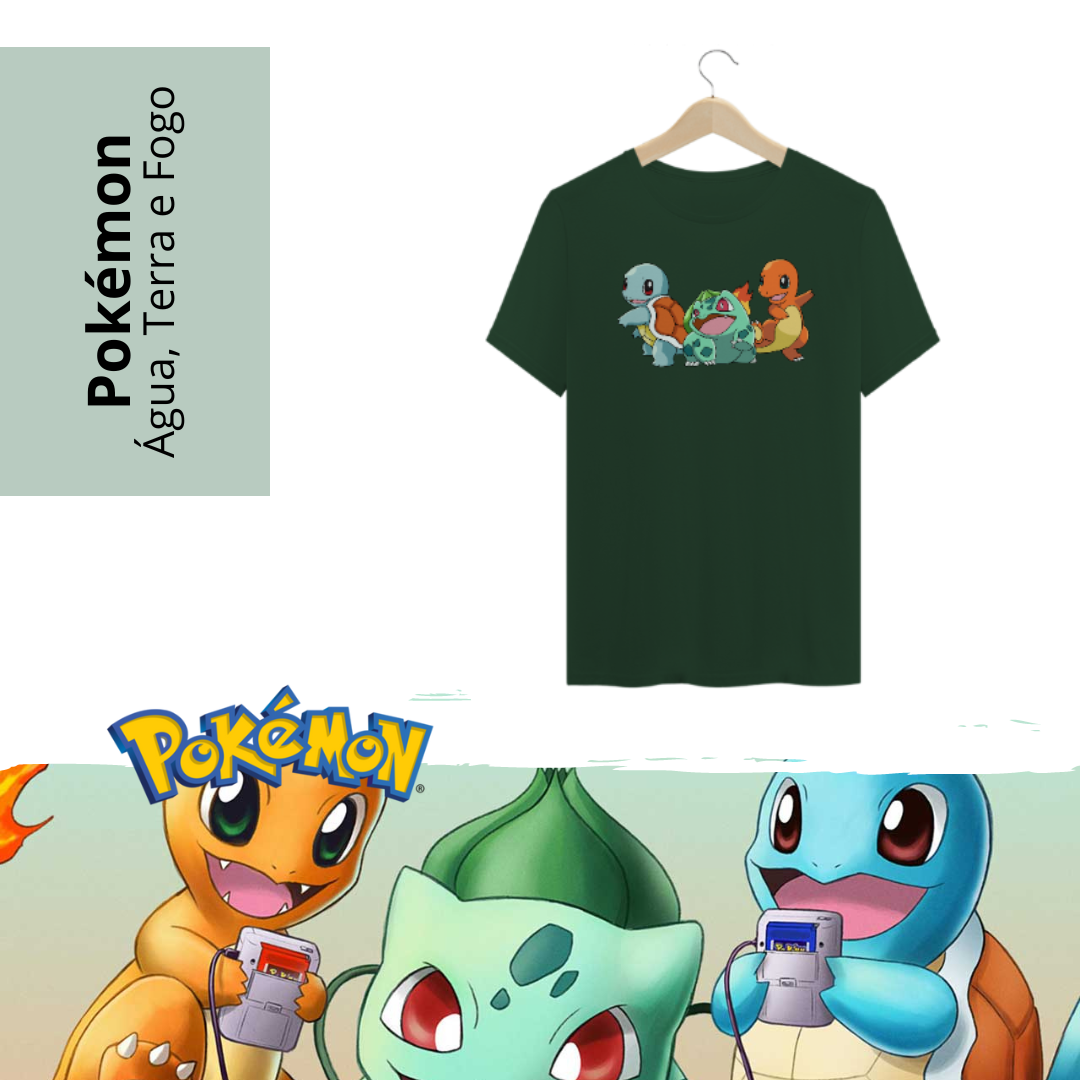 Nome do produto: Camiseta Água, Terra e Fogo