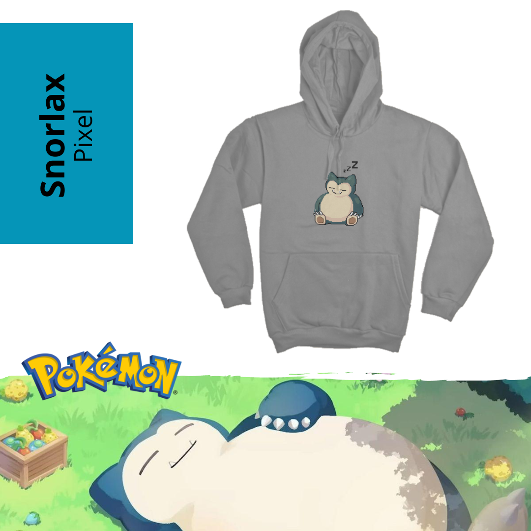 Nome do produto: Moletom Snorlax Pixel