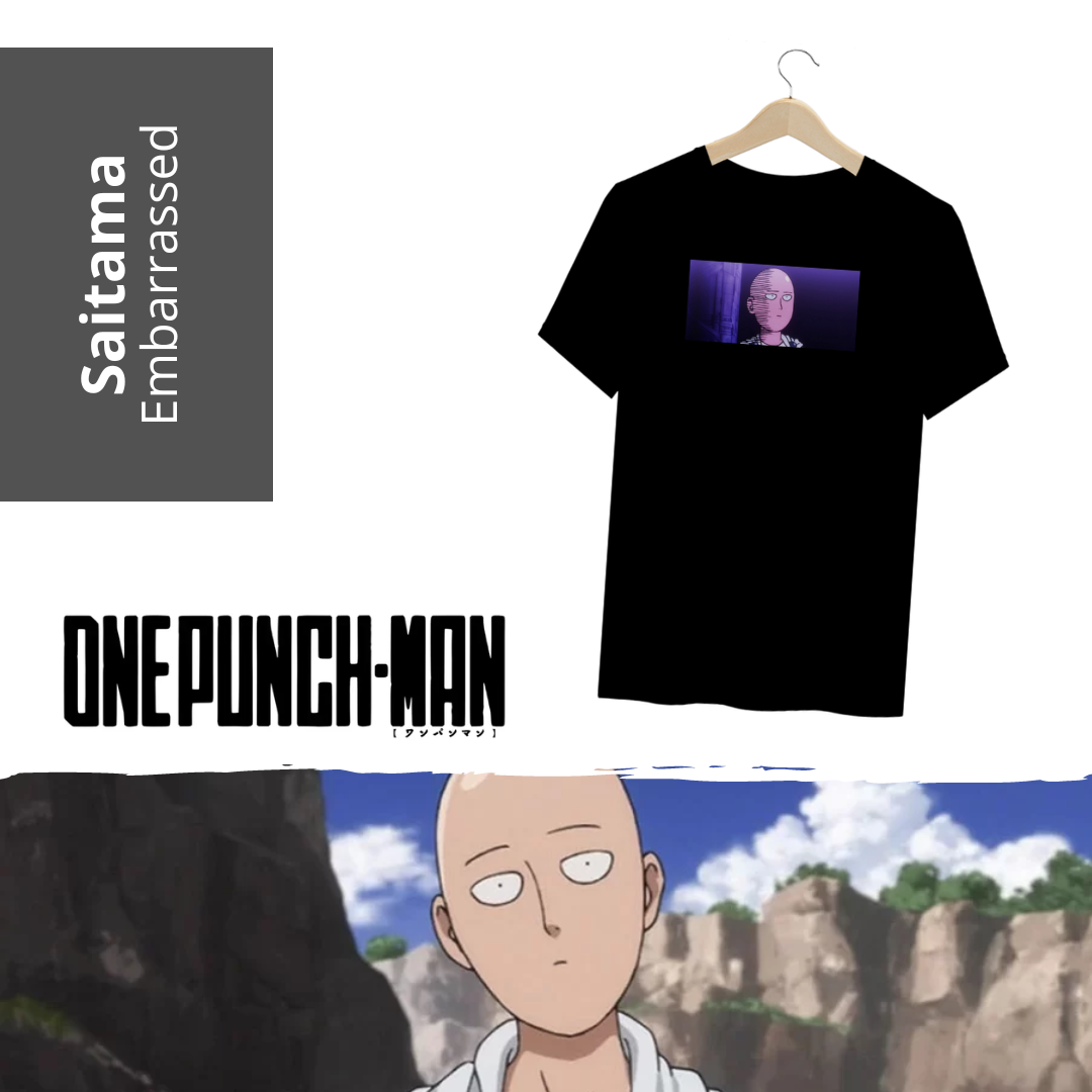 Nome do produto: Camiseta Saitama Face