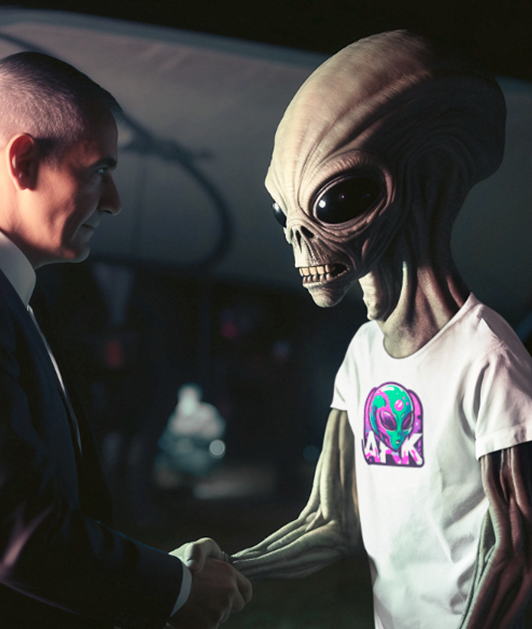 Nome do produto: Camiseta APK Co.: Alien