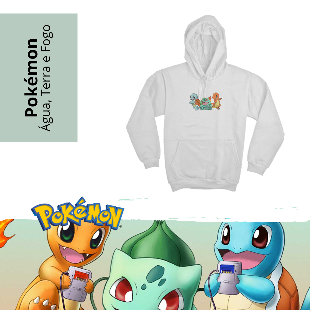 Nome do produto: Moletom Água, Terra e Fogo