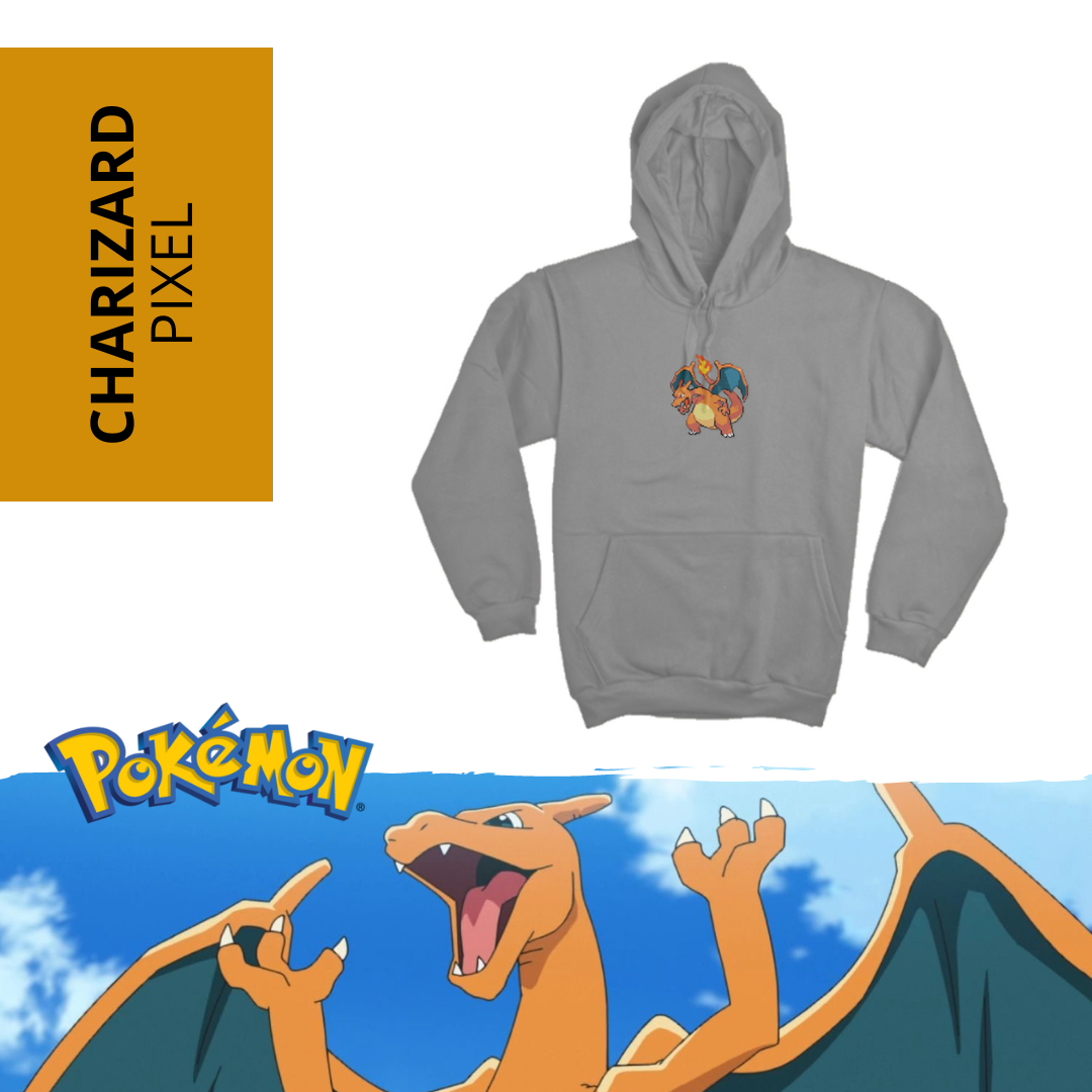 Nome do produto: Moletom Charizard Pixel