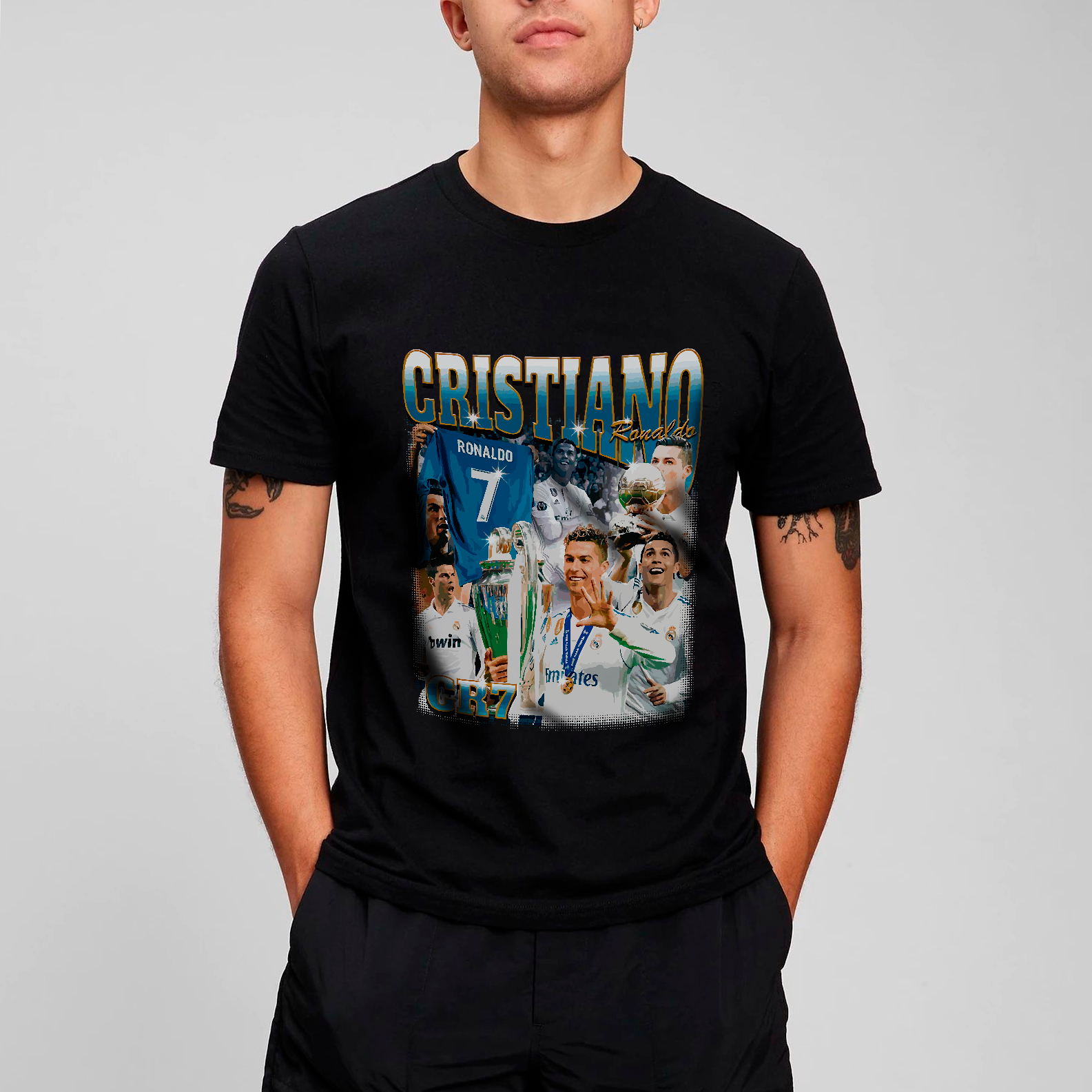 Nome do produto: Camiseta Cristiano Ronaldo Graphic Tee