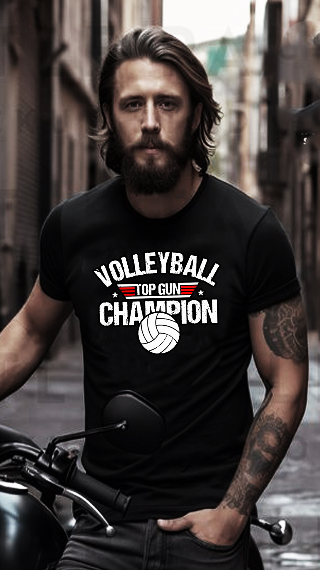 Nome do produto: CAMISETA TOP GUN VOLLEYBALL