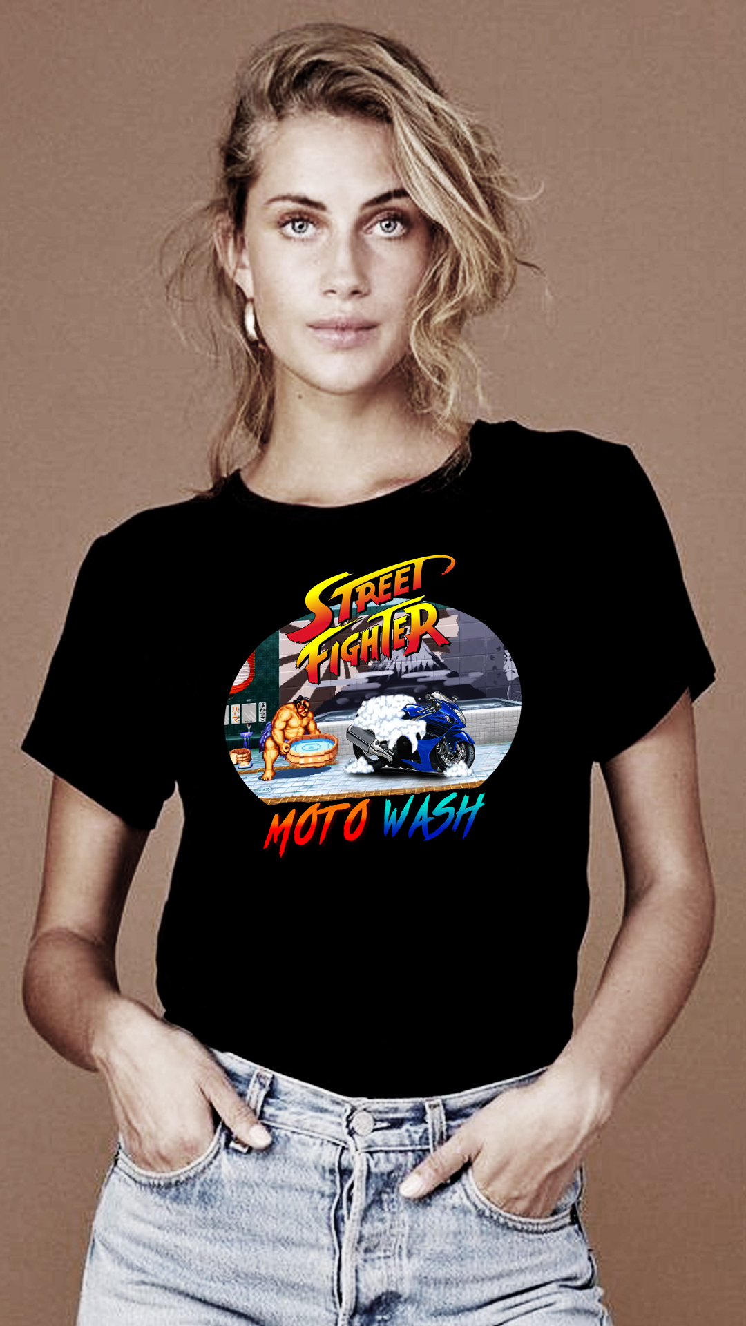 Nome do produto: CAMISETA FEMININA STREET FIGHTER HAYABUSA
