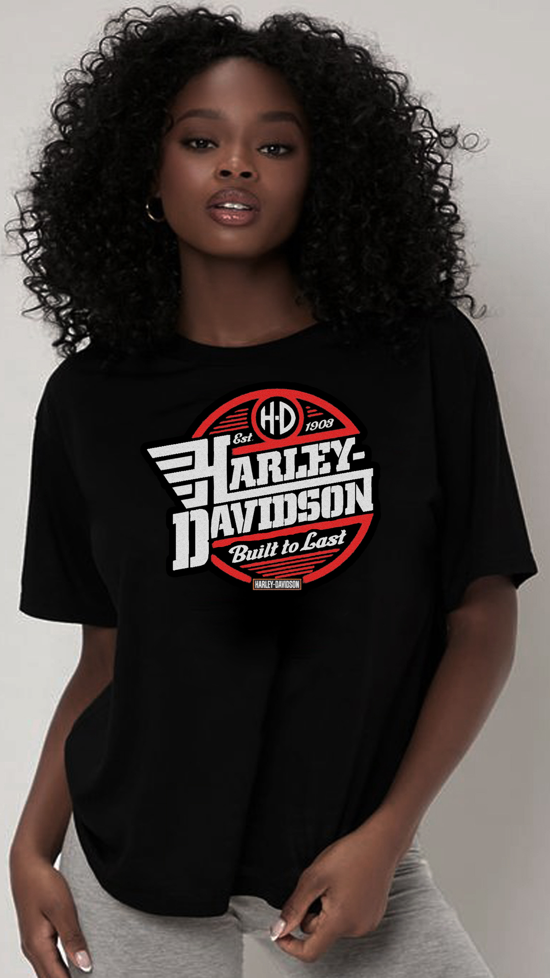 Nome do produto: CAMISETA FEMININA HARLEY DAVIDSON